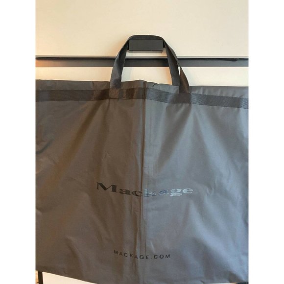 COPY - Mackage Brand New Black Garment Bag and Hanger (Black Logo) - Picture 2 of 4